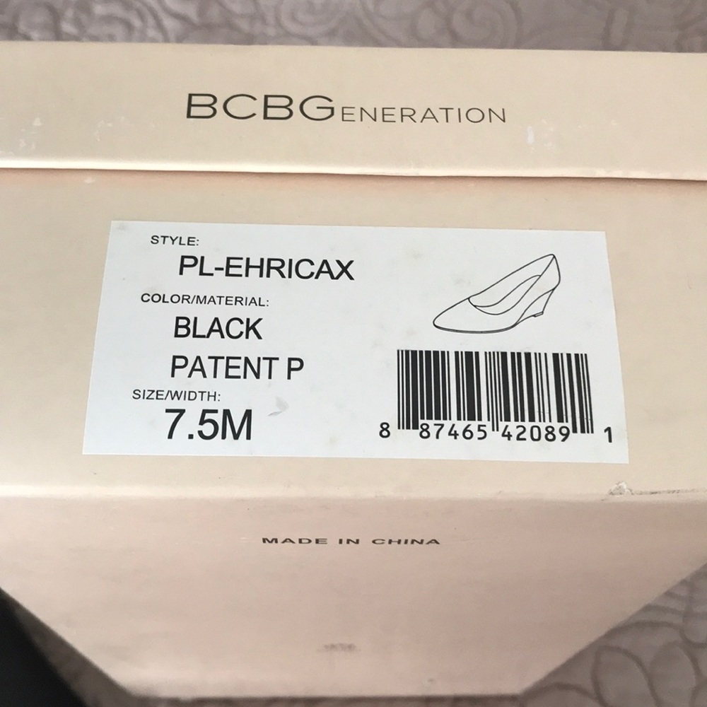 Fancy Black Bcbgeneration Platform Shoes. - image 5